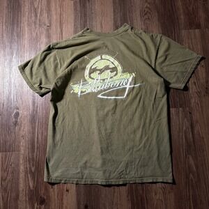 Billabong‎ Graphic T-Shirt Men's Olive Green Short Sleeve Surf Skate Tee